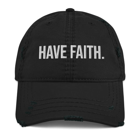 FAITH Distressed Hats