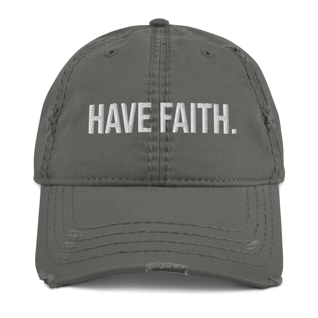 FAITH Distressed Hats