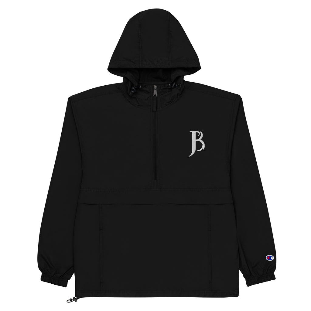 Embroidered Champion Packable Jacket/Hoodie