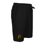 Maroon Logo Fleece shorts