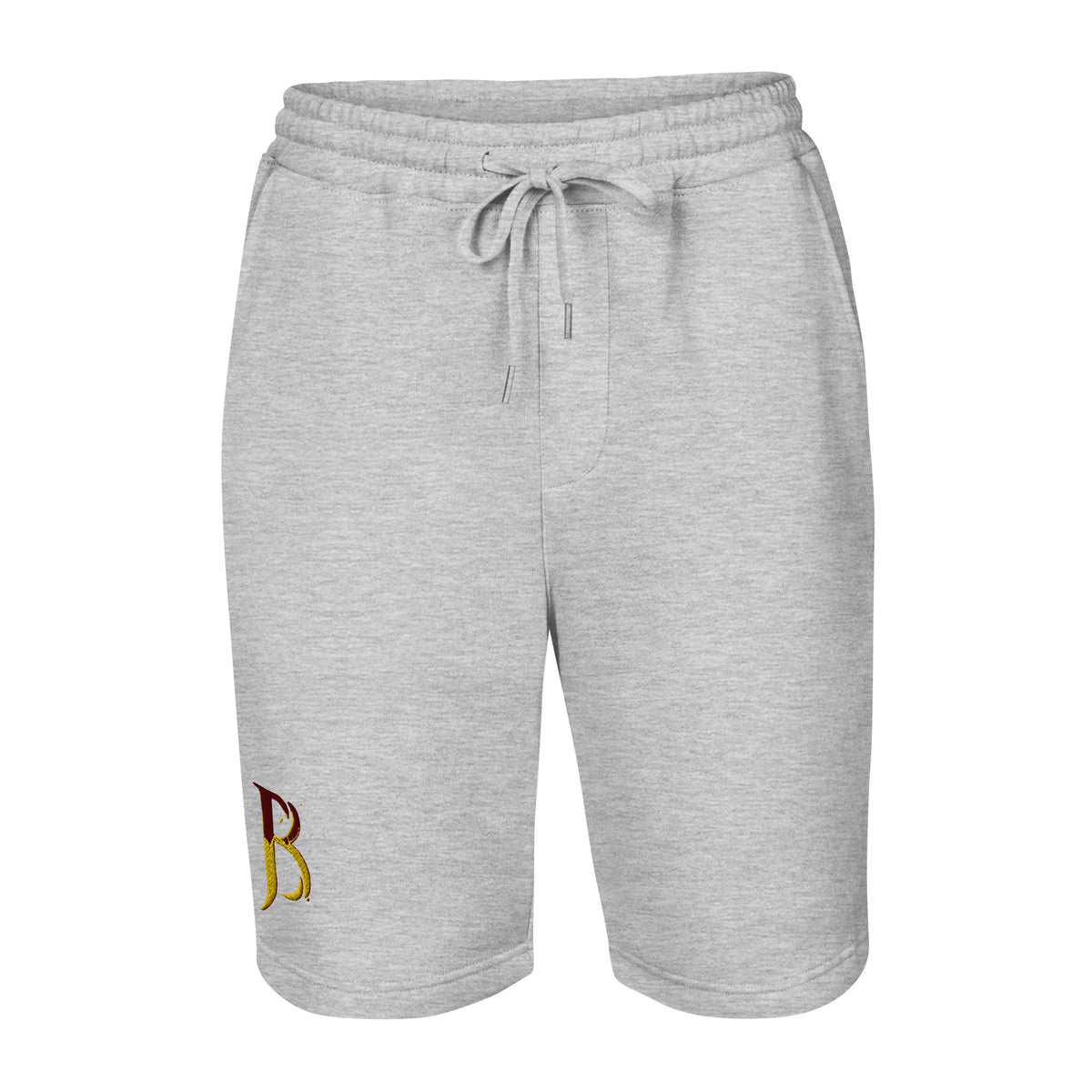 Maroon Logo Fleece shorts