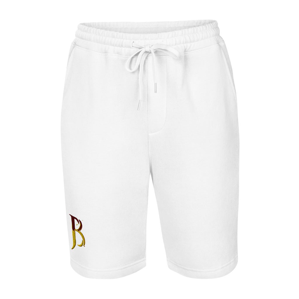 Maroon Logo Fleece shorts