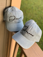Light Blue Jean Dad Hat