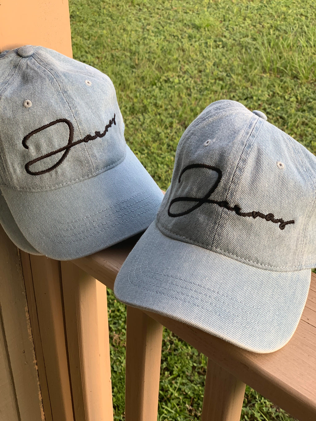 Light Blue Jean Dad Hat
