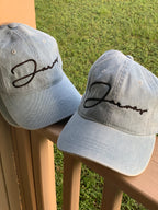 Light Blue Jean Dad Hat