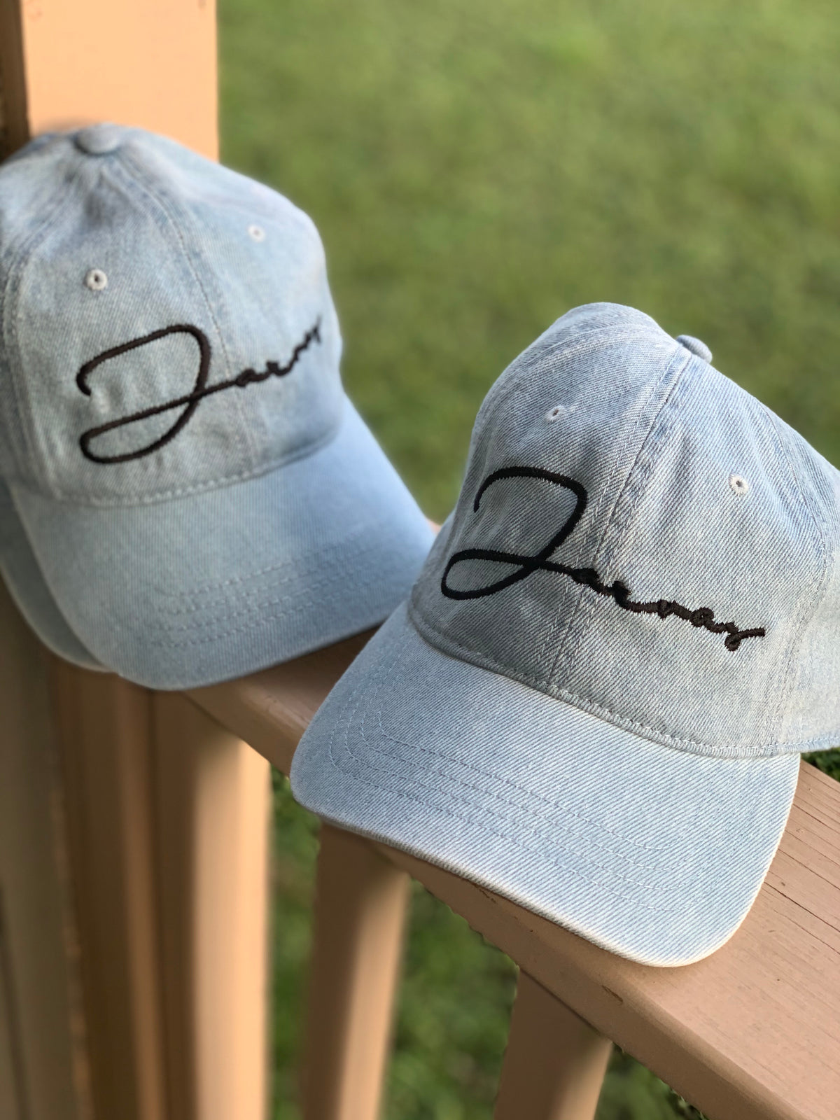 Light Blue Jean Dad Hat