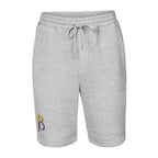 Purple & Gold Logo Men's Fleece Shorts