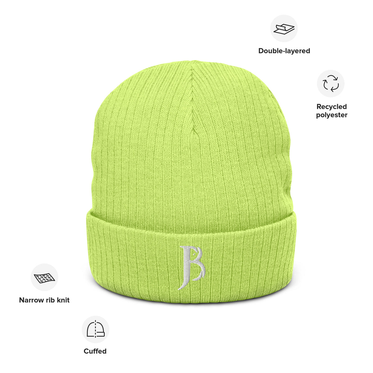 Ribbed Knit Beanie