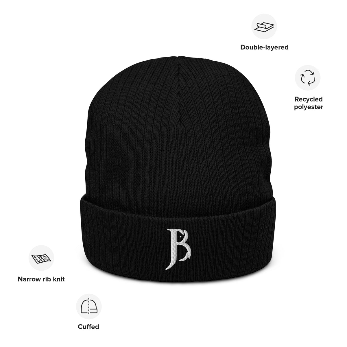 Ribbed Knit Beanie